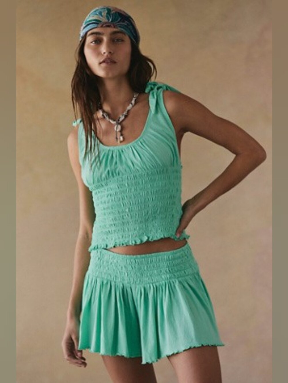 New With Tags Free Pwiplw Cute And Socked Short Set Jade Mint Size Medium